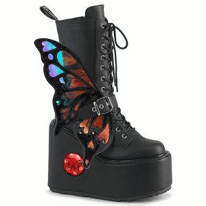 DEMONIA�y���񂹁z�f���j�A�E���C�g�A�b�v�o�^�t���C����u�[�c/�i�ԁFBLAZE-158/BLAZE158/14cm�q�[��/�S�V�b�N/����C/���f�B�[�X/�R�X�v��/�ߑ�/�V���[�g�u�[�c/�҂ݏグ�u�[�c/�~�b�h�J�t�u�[