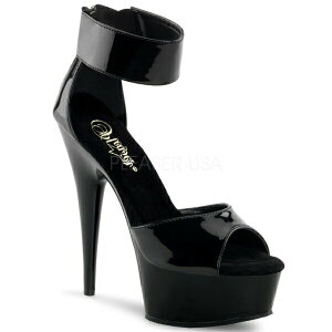 PLEASER�y���񂹁z�v���[�U�[�E���C�h�A���N���o���h����T���_��/�i��:DELIGHT-670-3/DEL670-3/15cm�q�[��/�h���X/�L���o��/�_���X/�ߑ�/�s���q�[��/������/�傫��/�C/�T�C�Y�W�J�L�x/�X�g���b�v�T
