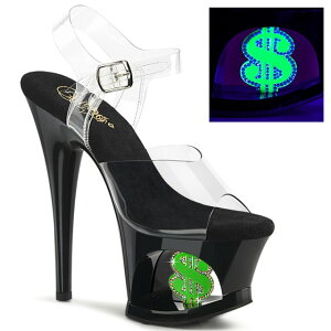 PLEASER�y���񂹁z�v���[�U�[�E�l�I���_���[���ꃀ�[���T���_��/�i��:MOON-708USD/MOON708USD/17cm�q�[��/18cm�q�[��/�h���X/�_���X�V���[�Y/�_���X/�ߑ�/�|�[���_���X/�L���o��/�s���q�[��/�n�C�q�[
