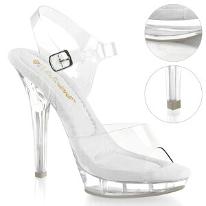 PLEASER�y���񂹁z�v���[�U�[�E���b�v�A���N���X�g���b�v�N���A�T���_��/�i�ԁFLIP-108/ LIP108/13cm�q�[��/�G���K���g/���f�B�[�X/�����C/�X�g���b�v�T���_��/�C/�_���X/�s���q�[��/�n�C�q�[��/