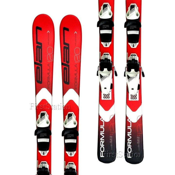 楽天市場】エランELANジュニア用スキー2点セット「FORMULA RED」(100cm 