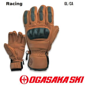 オガサカOGASAKA(やぎ革+合成皮革)レーシング専用スキー手袋「GL/CA」