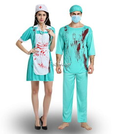 医者コスプレ 衣装ハロウィン ナース 仮装 コスプレ レディース メンズ ドクター服 女性 男性 コスチューム 看護婦 女医 男医 ワンピース コス 大人 halloween 仮装衣装 文化祭 学園祭ハロウィン コスプレ衣装 ナース服 女医 医者フルセット 仮装ドクター服ナース服ブルー