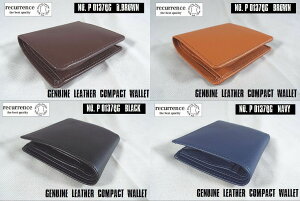 Genuine Leather Compact Wallet/�V�R��v�E��܂���z -�S4�F-�y�R���p�N�g�I�z