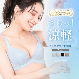 【最大30%OFFクーポン】新発売 涼しいブラ グラモアブラCOOL 夏 涼しいブラ ブラジャー 蒸れにくい 小胸 谷間 グラモアブラ 自胸 バストアップ 美乳 軽い 消臭 脇高 脇肉 育乳ブラ 集肉力 大きいサイズ 補正 ブラ 産後 glamore FT0401 【初回返品交換0円】【送料無料】