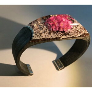 Secret Wood Bangle Ethereal Blossom V[NbgEbh@oO@GZAubT ӉX ӉƓd Mtg a v[g