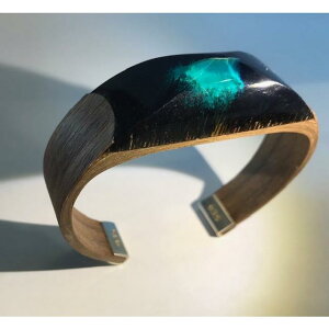 Secret Wood Bangle Ocean Oasis@V[NbgEbh@oO@I[VIAVX ӉX ӉƓd Mtg a v[g