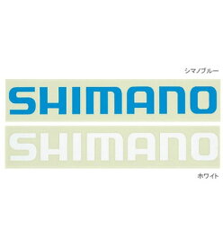 シマノ(Shimano)　シマノステッカー　ホワイト　【釣具　釣り具】