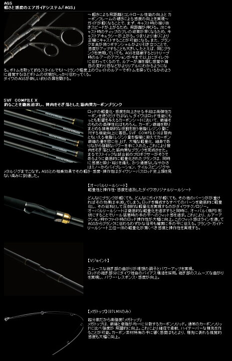 楽天市場】ダイワ(Daiwa) モアザンAGS 106ML 【釣具 釣り具】 : 釣具のFTO