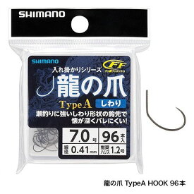 シマノ(Shimano)　龍の爪 TypeA HOOK 96本　6.5号　/鮎釣り　鮎針　鮎バリ　【釣具　釣り具】