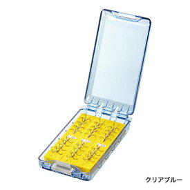 シマノ(Shimano)　鮎鈎クイックモバイルケース　クリアブルー　140x73x28mm　【釣具　釣り具】