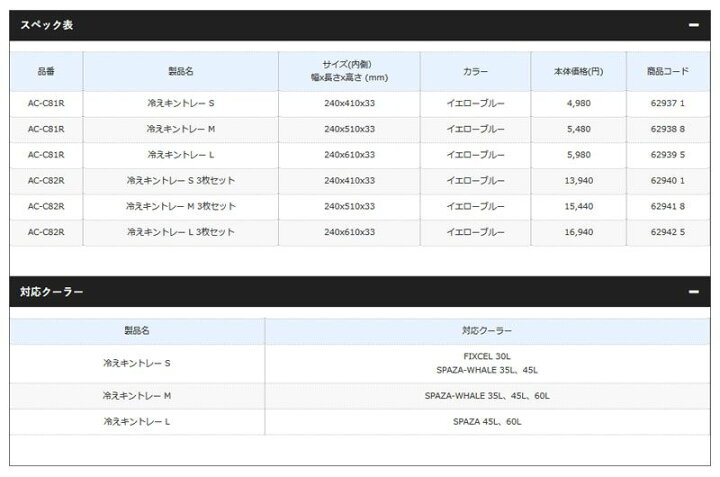 楽天市場】シマノ 冷えキントレー S 3枚セット : 釣具のFTO