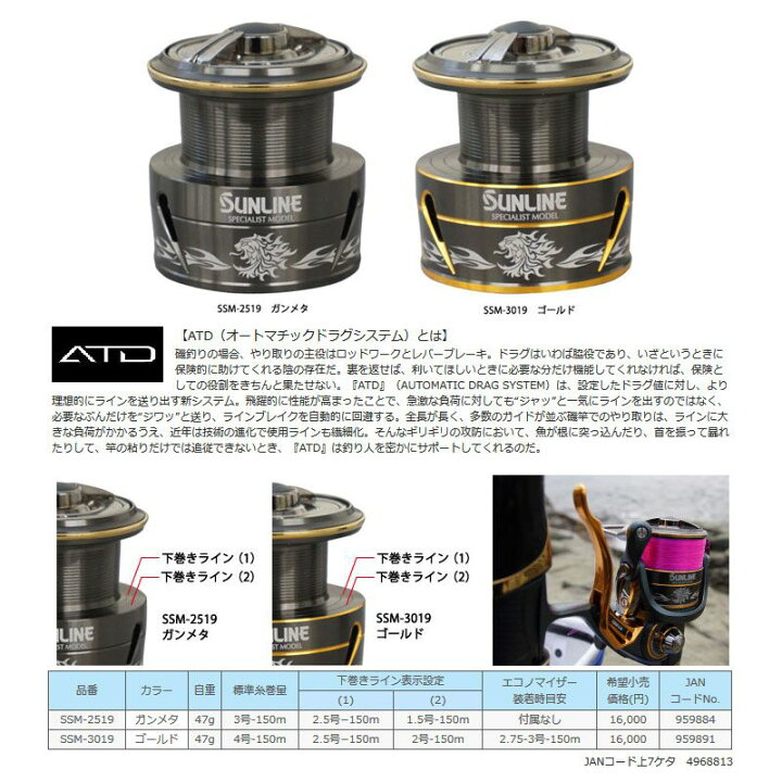 楽天市場】サンライン(Sunline) SSM-3019 サンライン・スペシャリスト 