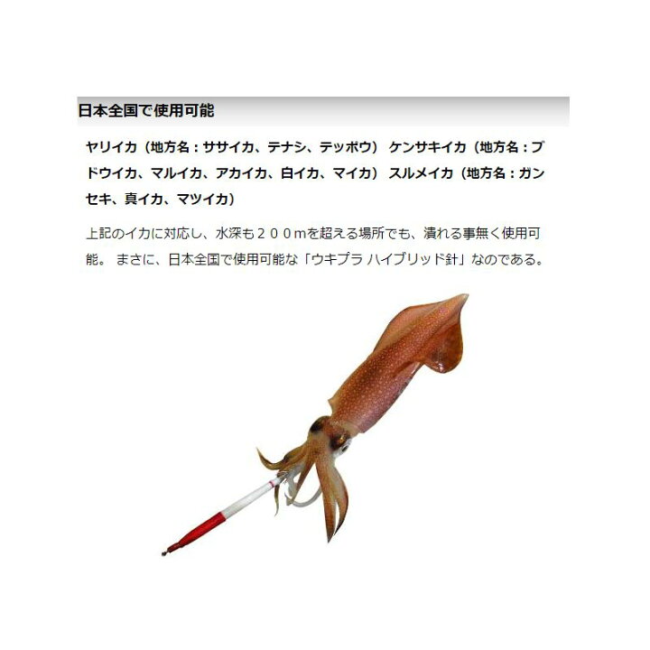 楽天市場 キーストン ウキプラ ハイブリッド針 二段針 赤緑 船イカ プラヅノ 浮きスッテ ヤリイカ ケンサキイカ スルメイカ お買い物マラソン 釣具 釣り具 釣具のfto