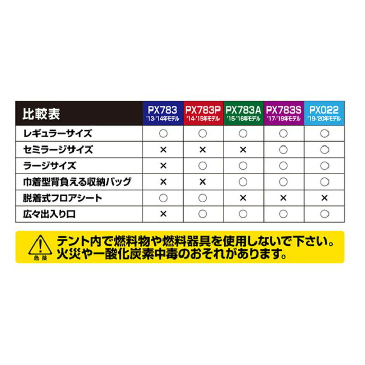 楽天市場】プロックス PX022L クイックドームテント パオグラン ラージ 