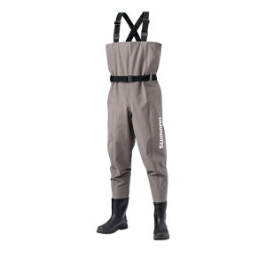 シマノ FF-052T ハイパーウェーダー(チェストハイ・カットフェルトソール) 3L スモークグレー / ウェーダー チェストハイ フットウェア