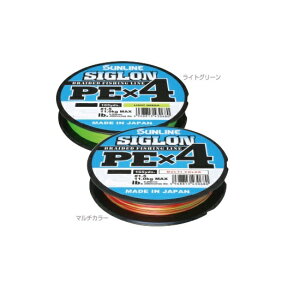 �T�����C��(Sunline)�@SIGLON PE×4 200m 1.5/25lb �}���`�J���[ / �D�ނ� �^�C���o ���C�g�Q�[�� PE�@�@�y�ދ�@�ނ��z
