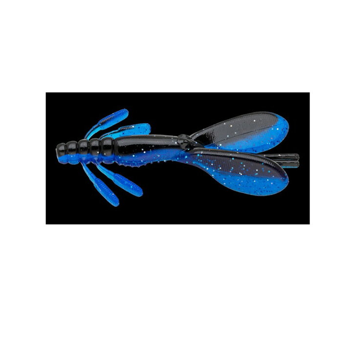 楽天市場 ノリーズ エスケープチビツイン 3インチ 501 ブラックブルーリフレクション ワーム テキサスリグ ヘビキャロ トレーラー 釣具 釣り具 釣具のfto