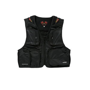 エクセル FP-5180 鮎ベスト ブラック×ブラック S