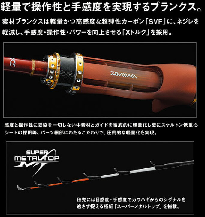 楽天市場】ダイワ(Daiwa) 極鋭カワハギAGS M-170A 【釣具 釣り具 