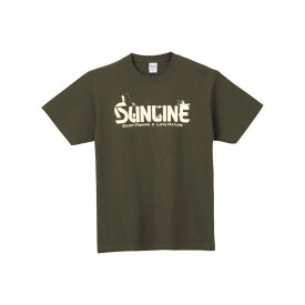 サンライン(Sunline)　SUW-15020T スーパーヘビーコットンTシャツ S アーミーグリーン　　【釣具　釣り具】