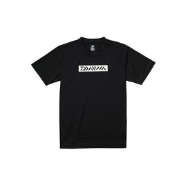 DE-8621 ショートスリーブボックスロゴTシャツ ブラック 120　【釣具　釣り具】