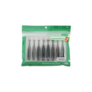 一誠 キャラメルシャッド 3.5インチ #31 グリパンブルーフレーク