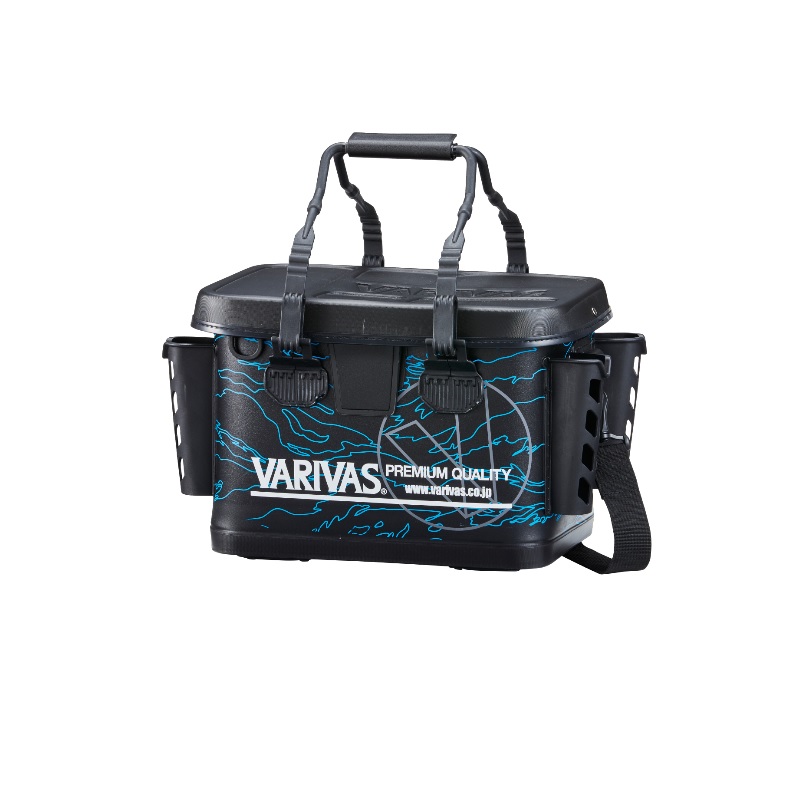防水性に優れたハードかぶせフタ バリバス VABA-77 2020 タックルバッグ 33cm 釣り具 ブルー 釣具 買い物