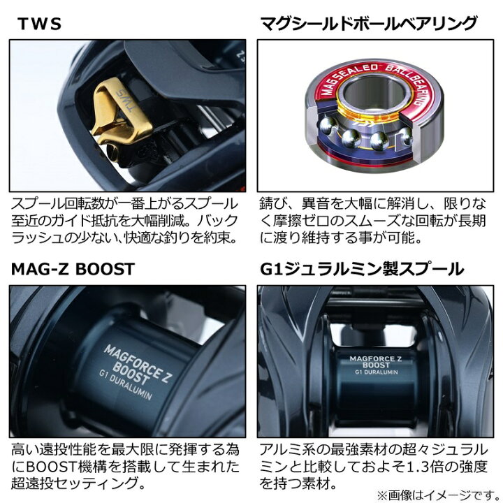 楽天市場】ダイワ スティーズ A TW HLC 8.1L / ベイトリール 左巻き 