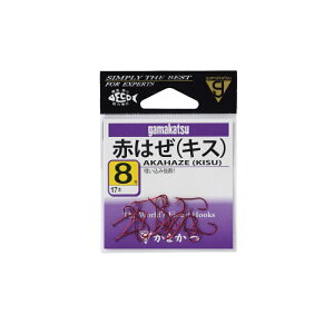 がまかつ 赤はぜ(キス) 8号 赤 【釣具 釣り具】