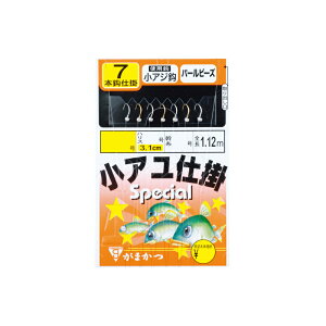 がまかつ KM121 小鮎仕掛 小アジ白金 7本PB 2-0.4 【釣具 釣り具】
