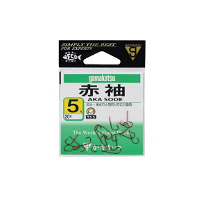 がまかつ バラ 赤袖 5 【釣具 釣り具】
