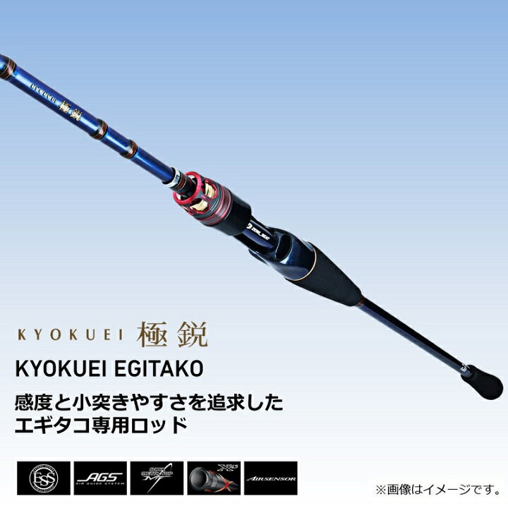 楽天市場】ダイワ(Daiwa) 極鋭エギタコ S-176 / 船タコ 竿 【釣具 釣り 