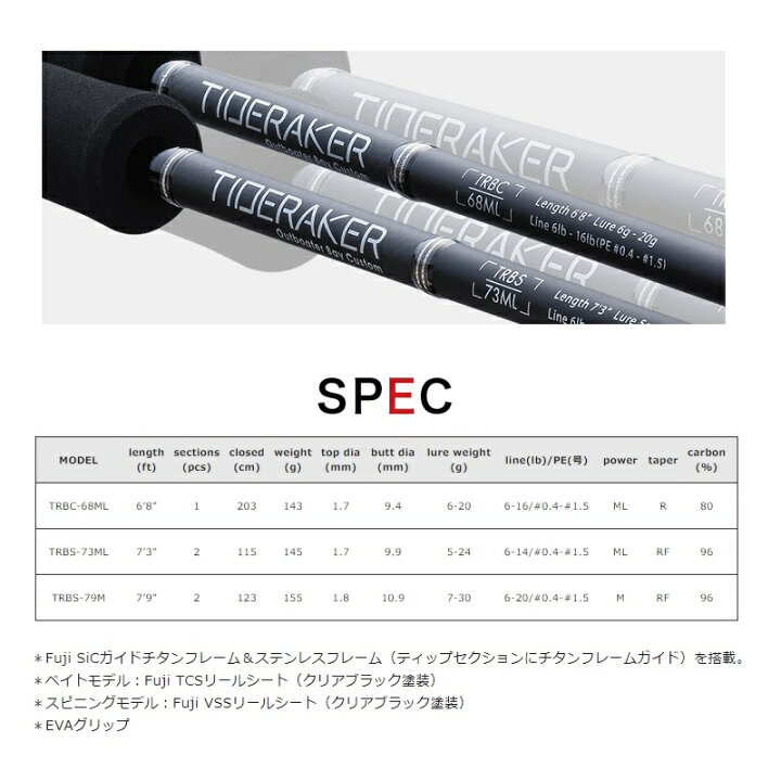 楽天市場】バレーヒル タイドレイカー アウトボーダー ベイカスタム 