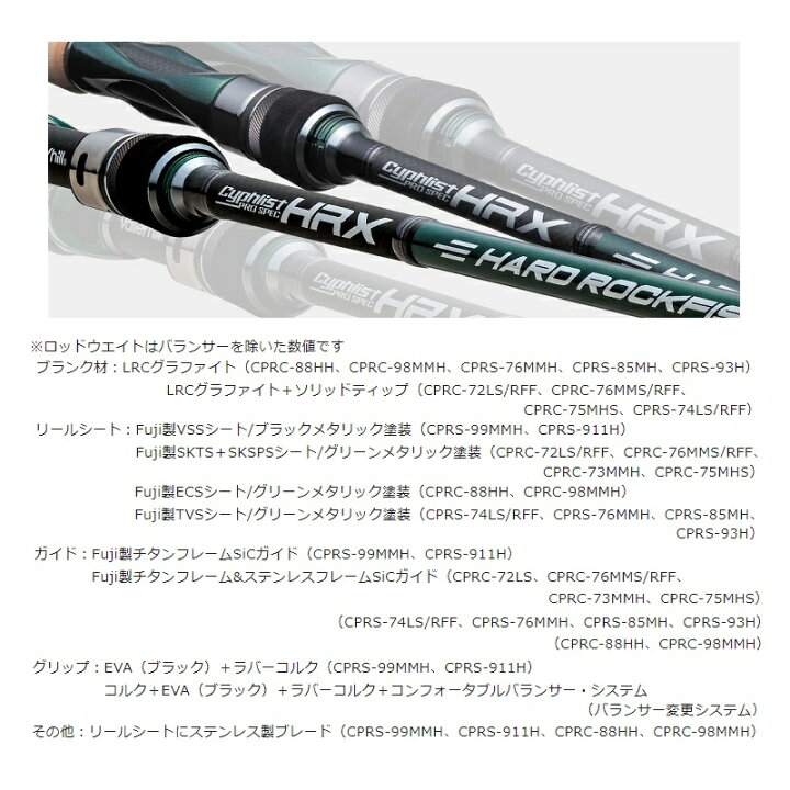 楽天市場】バレーヒル サイファリストHRX プロスペック CPRC-88HH 