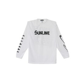 サンライン(Sunline)　SUW-15207DLT DRYロングTシャツ M ホワイト　【釣具　釣り具】