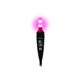 ルミカ　A20938 高輝度LEDウキ 烈光 Bタイプ 2号 ピンク　【釣具　釣り具】