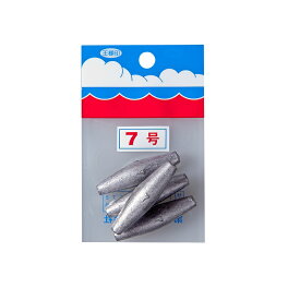 第一精工　パックオモリ (小袋入) 長型 7号　7号　【釣具　釣り具】