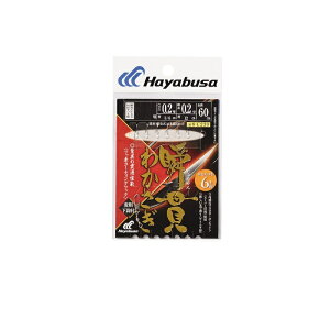 ハヤブサ C239 瞬貫わかさぎ 秋田キツネ型 6本鈎 1-0.2 【釣具 釣り具】