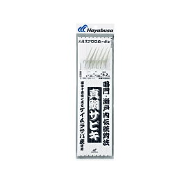ハヤブサ　SD803 真鯛サビキ ケイムラサバ皮6本鈎 9-5　【釣具　釣り具】