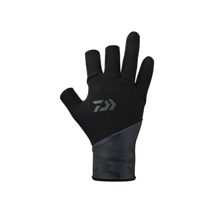 楽天市場 11 15限定クーポン有 ダイワ Daiwa Dg 7622w ベルトレス防寒グローブ 3本カット ネイビーカモ L 釣具 釣り具 釣具のfto