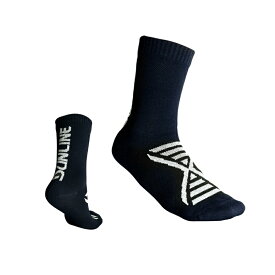 サンライン(Sunline)　SUW-1108 防水ソックス S グレー　【釣具　釣り具】