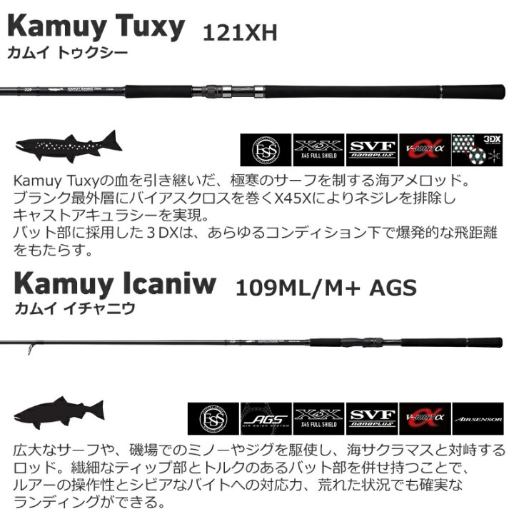 楽天市場】ダイワ カムイランケタム 121XH 【釣具 釣り具】 : 釣具のFTO