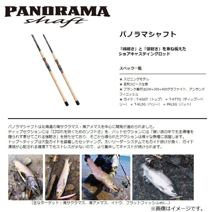 楽天市場】スミス パノラマシャフト PNR-963ML : 釣具のFTO