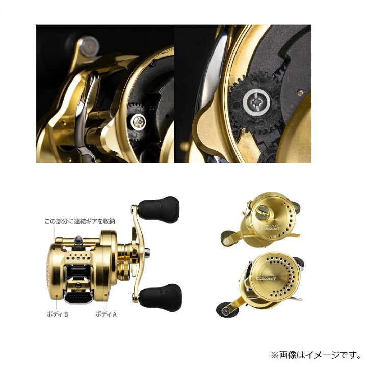 楽天市場】シマノ 23カルカッタコンクエストMD 300XG /ベイトリール 右 