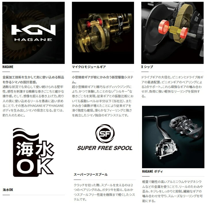 楽天市場】シマノ 23メタニウム 100XG /ベイトリール 右巻き : 釣具のFTO