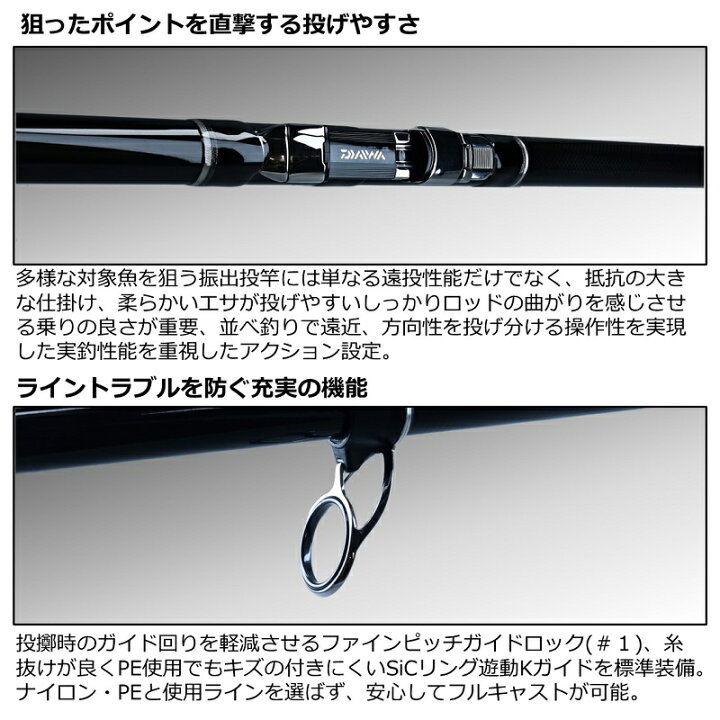 楽天市場】【予約受付中!】ダイワ ロングビームT 33-405 / 投げ 竿 2023年4月発売予定 : 釣具のFTO