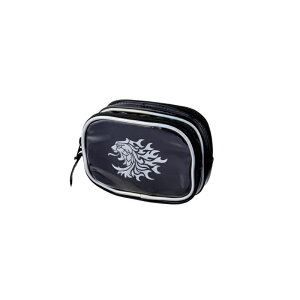 サンライン SFP-0157 フィッシングポーチ ダブル 獅子シルバー 【釣具 釣り具】