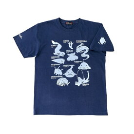がまかつ　GM3678 Tシャツ(深海生物) M ネイビー　【釣具　釣り具】