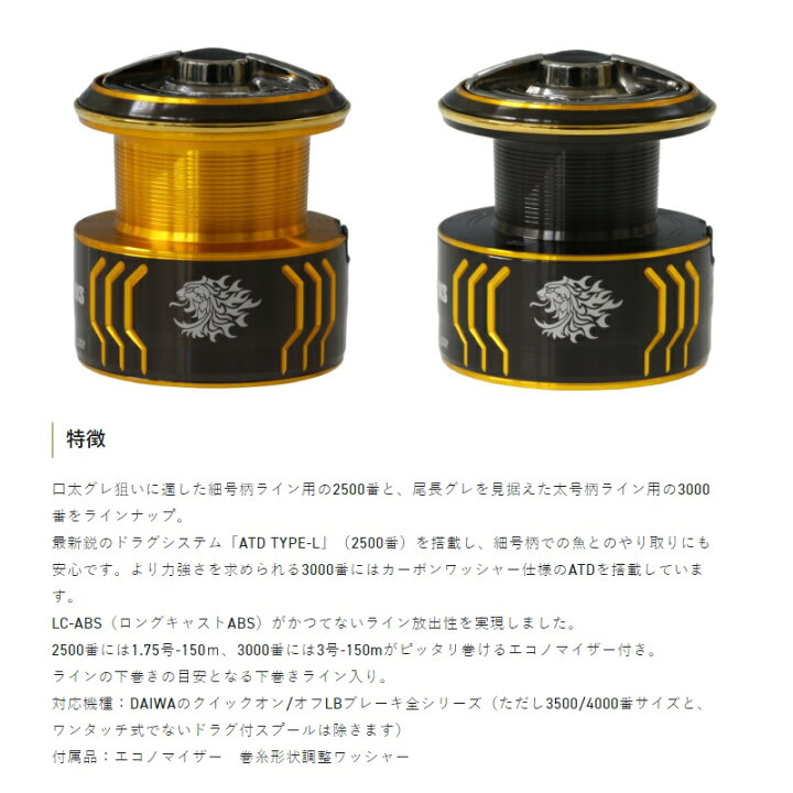 楽天市場】サンライン SSM-2500-R5 スペシャリストスプール 2500番 